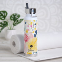 Motif Floral Aquarelle moderne