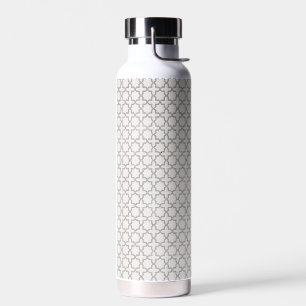 Bouteille D'eau Motif géométrique beige islamique