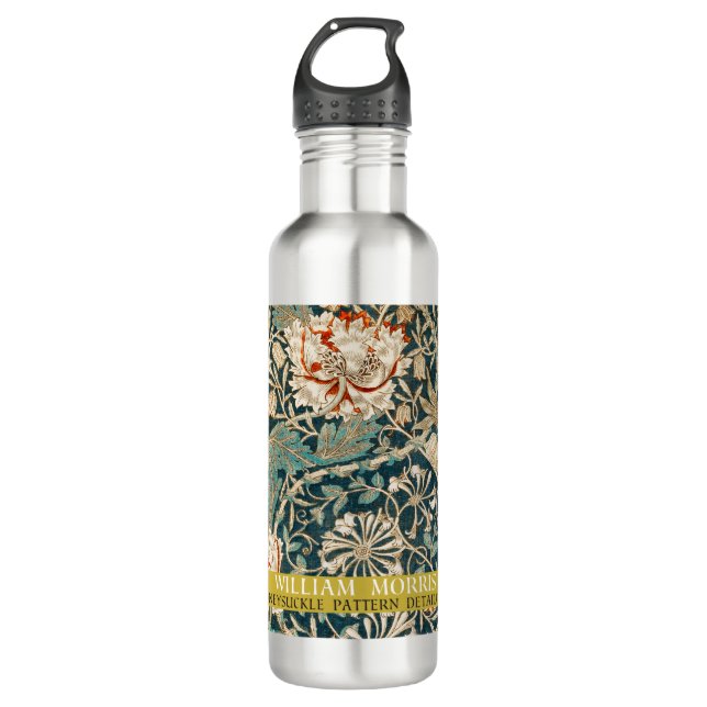 Bouteille D'eau Motif Honeysuckle - Design de William Morris (Devant)