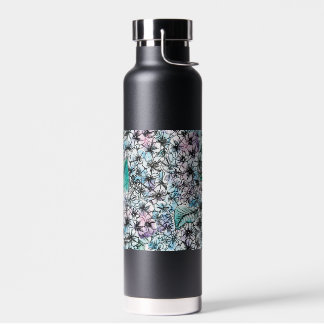 Bouteille D'eau Motif hortensia