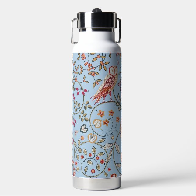 Bouteille D'eau Motif oiseau et floral, William Morris (Salle de sport)