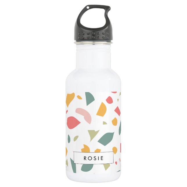 Bouteille D'eau Motif pastel moderne (Devant)