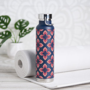 Bouteille D'eau Motif rose deux tons lumineux