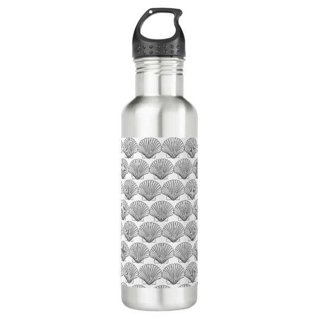 Bouteille D'eau Motif Shell (Devant)