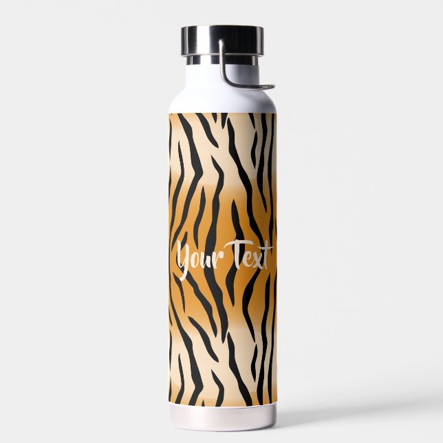 Bouteille D'eau Motif Tiger Conception Thor Cuivre Vacuum Isolé (Gauche)