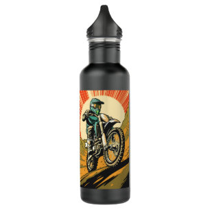 Bouteille D'eau Motocross de nom personnalisé