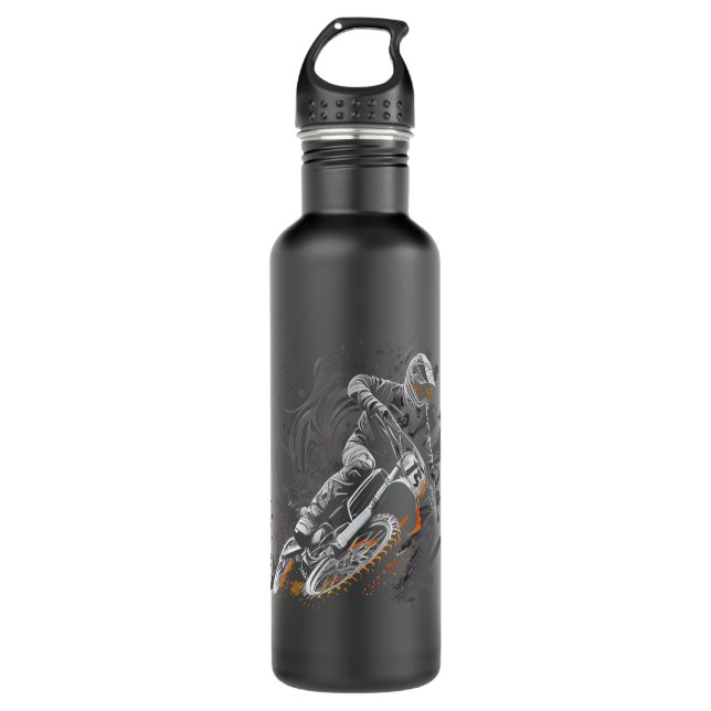 Bouteille D'eau Motorcross Biker Motorcycle Enduro Dirtbike Outdoo (Devant)