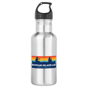Bouteille D'eau Mountain Island Lake North Carolina Canoe
