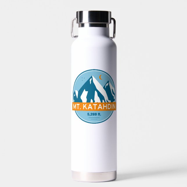 Bouteille D'eau Mt Katahdin Maine Stars Moon (Avant)