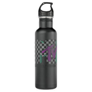 Bouteille D'eau MTV Checkered Distressed Retro Logo 519