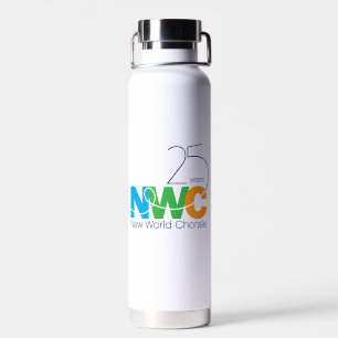Bouteille D'eau Mug de chorale du nouveau monde du 25e anniversair