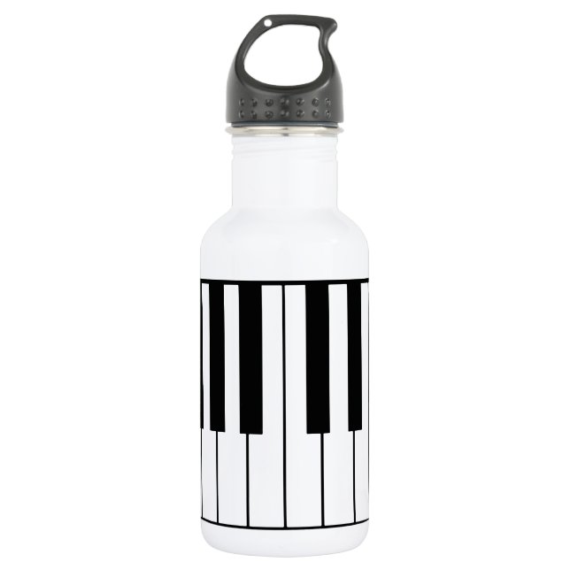 Bouteille D'eau music-themed piano keys (Devant)