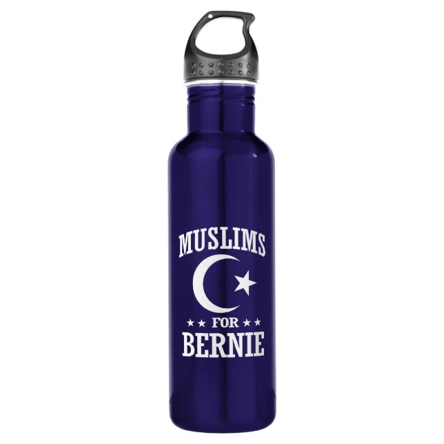 BOUTEILLE D'EAU MUSULMANS POUR DES PONCEUSES DE BERNIE (Devant)