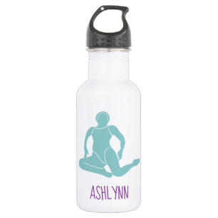 Bouteille D'eau Natation synchronisée Aqua et Purple Personnalis