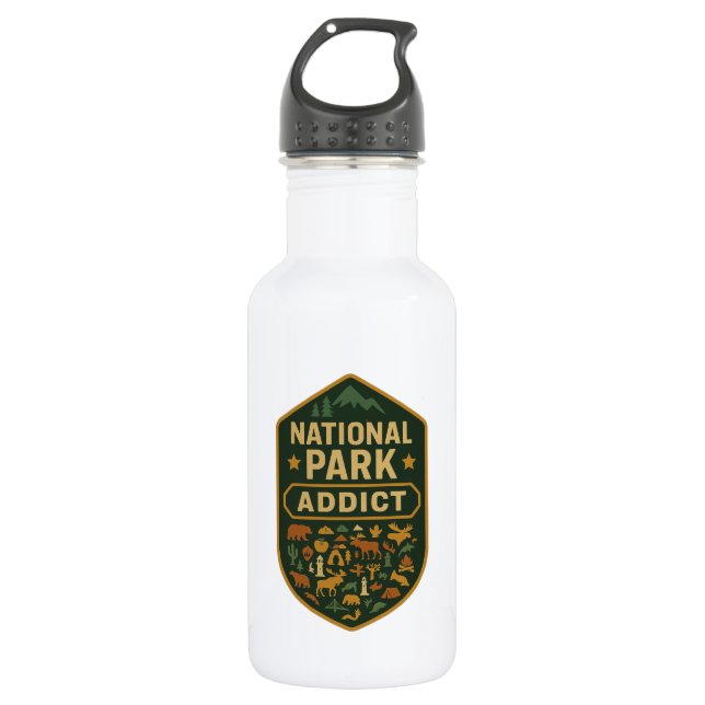 Bouteille D'eau National Park Addict Premium (Devant)