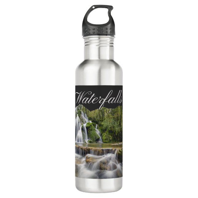Bouteille D'eau  Nature Landscape Waterfalls (Devant)