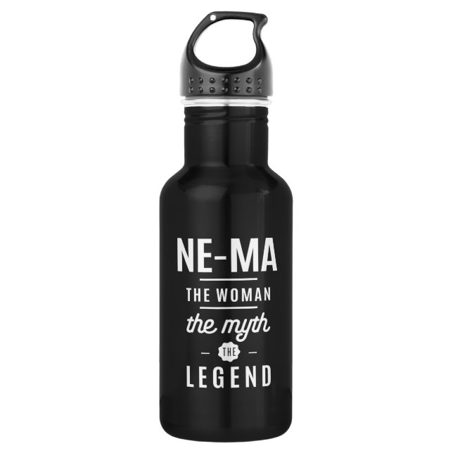 Bouteille D'eau Ne-Ma La Femme Le Mythe La Légende (Devant)
