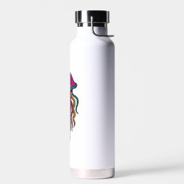 Bouteille D'eau Neon Jellyfish Water Bottle – Trippy Sea Vibes