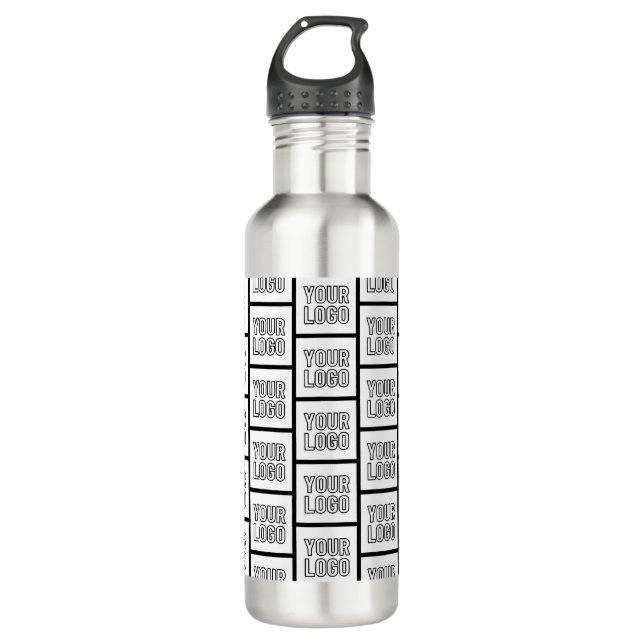Bouteille D'eau N'importe quel Motif de répétition de logo ou d'im (Devant)