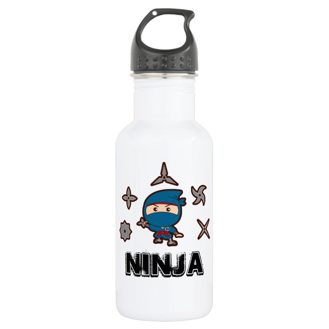 Bouteille D'eau Ninja Boy (Devant)