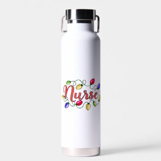 Bouteille D'eau Noël Attique Noël Infirmière Lumières de Noël