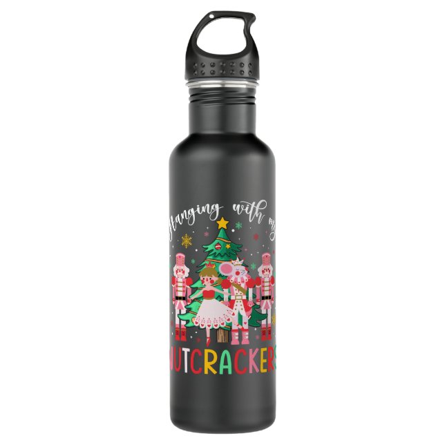 Bouteille D'eau noël des noisettes (Devant)