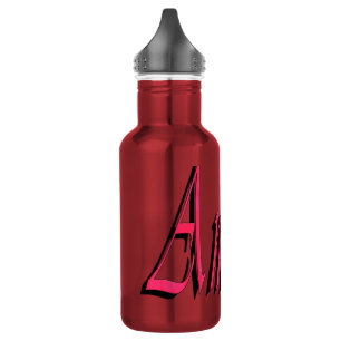 Bouteille D'eau Nom d'Amelia rose Filles Logo
