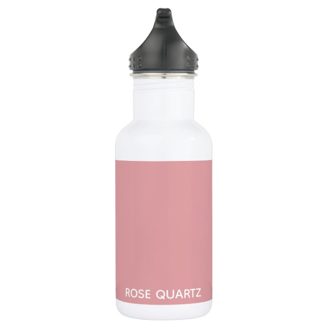 Bouteille D'eau Nom de couleur rose quartz rose (Droite)