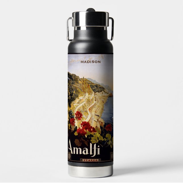 Bouteille D'eau Nom personnalisé Amalfi Italie (Salle de sport)