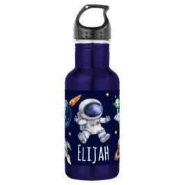 Bouteille D'eau Nom personnalisé Astronaut Space Planètes