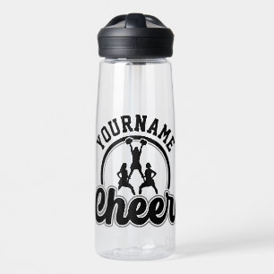 Bouteille D'eau NOM personnalisé Cheer Team Varsity Pom-pom girl