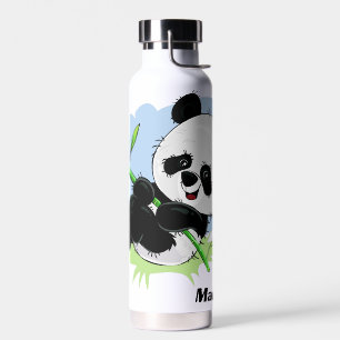 Bouteille D'eau Nom personnalisé Cute Panda