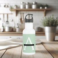 Nom personnalisé de la menthe pastel minimaliste