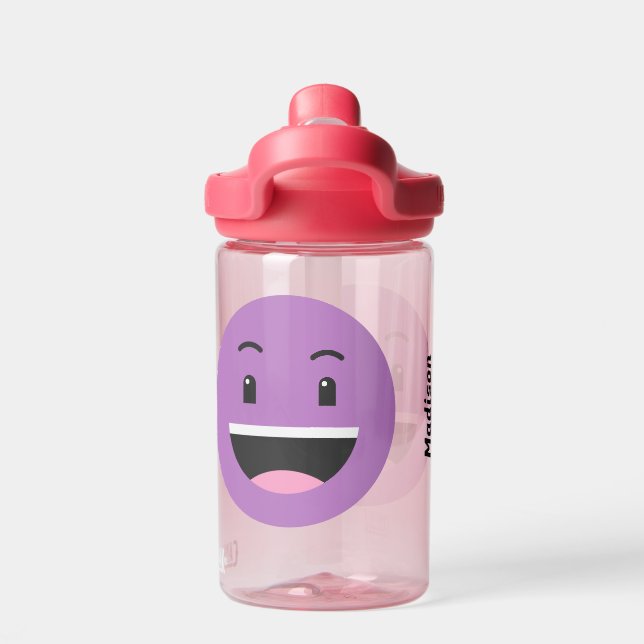 Bouteille D'eau Nom personnalisé Funny Emoticon (Salle de sport)