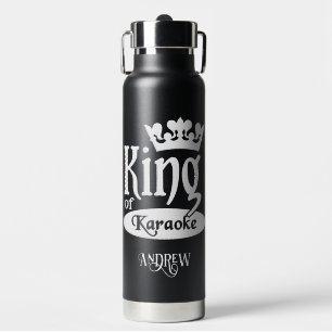 Bouteille D'eau Nom personnalisé King of Karaoke