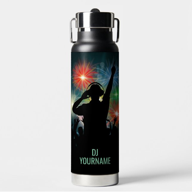 Bouteille D'eau Nom personnalisé Music DJ (Salle de sport)