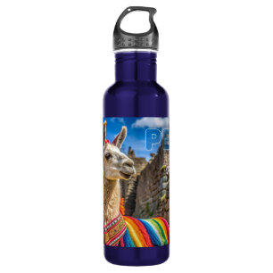 Bouteille D'eau Nom personnalisé Pérou Llama