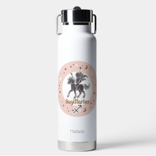 Bouteille D'eau Nom personnalisé SIGNE Zodiaque Sagittaire