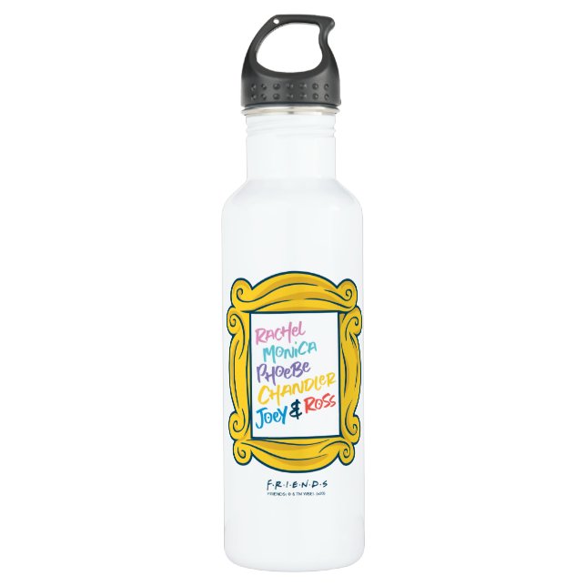 Bouteille D'eau Noms FRIENDS™ dans Peephole (Devant)