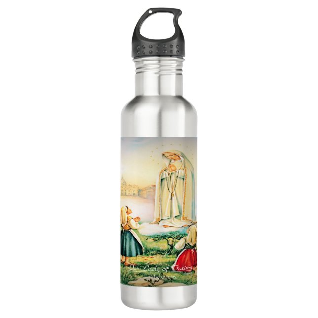 Bouteille D'eau Notre-Dame de Fatima 1917 (Devant)