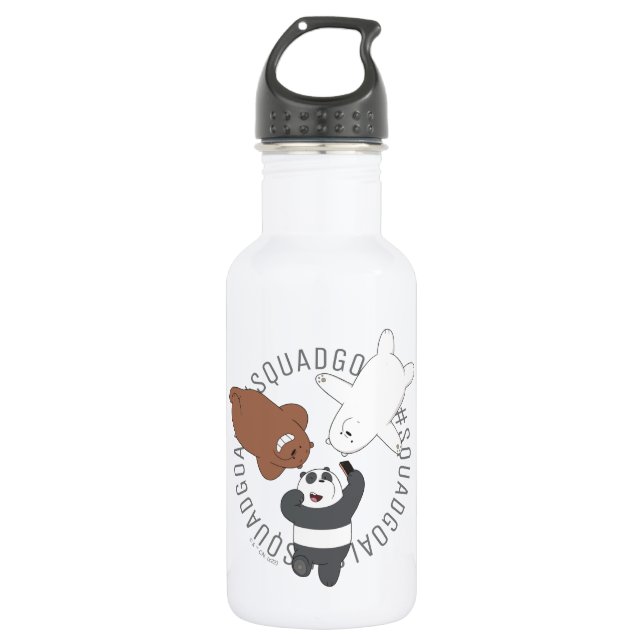 Bouteille D'eau Nous portons des ours nus - #SquadButs (Devant)