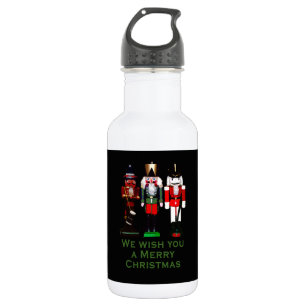 Bouteille D'eau Nous vous souhaitons d'un Joyeux des casse-noix