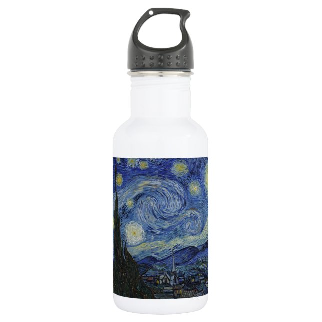 Bouteille D'eau Nuit étoilée de Van Gogh (Devant)
