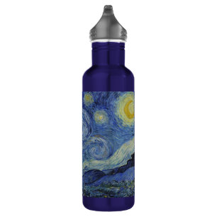 Bouteille D'eau Nuit étoilée, peinture à l'huile, Vincent Van Gogh
