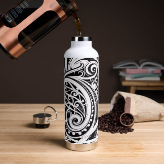 Bouteille D'eau NZKULTURE design maori unique