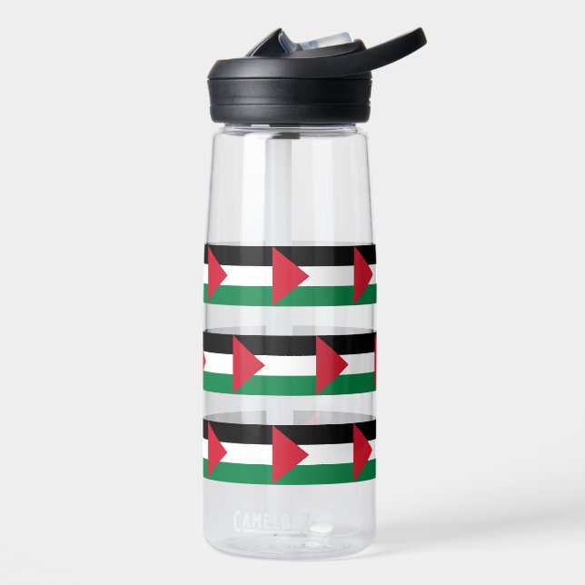 Bouteille D'eau officiellement le drapeau de l'État de Palestine (Gauche)