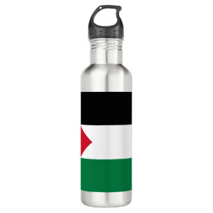 Bouteille D'eau officiellement le drapeau de l'État de Palestine
