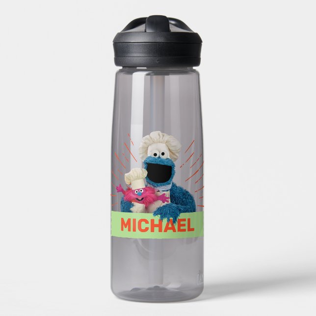 Bouteille D'eau Oh Cookie Monster ! J'Ai Bien Compris | Ajouter Vo (Avant)
