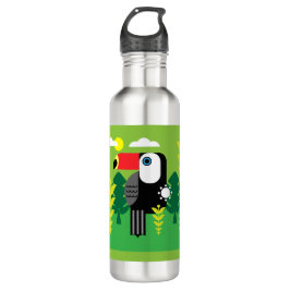 Bouteille D'eau Oiseau tropical du Toucan