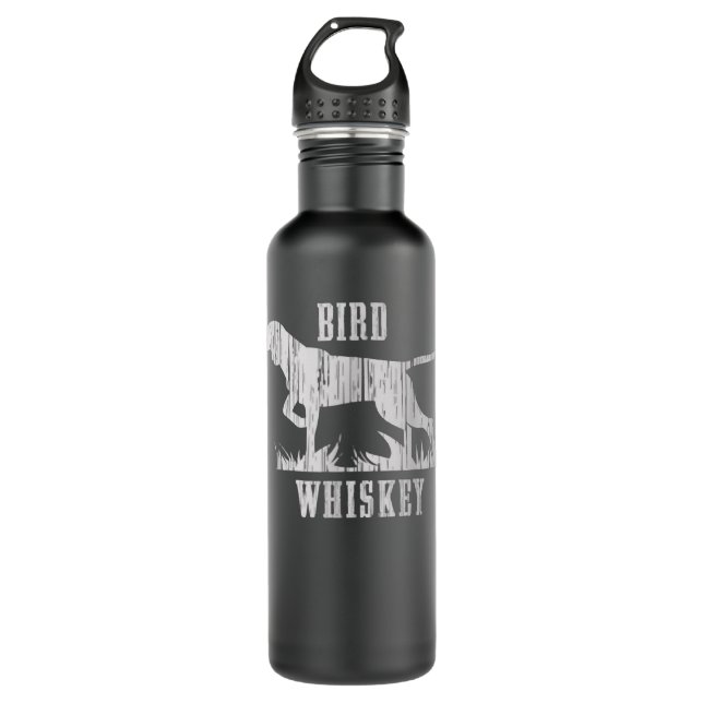 Bouteille D'eau Oiseau Whiskey Chien (Devant)